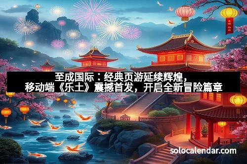 至成国际：经典页游延续辉煌，移动端《乐土》震撼首发，开启全新冒险篇章